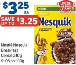 Foodland Nestlé Nesquik Breakfast Cereal offer