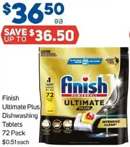 Foodland Finish Ultimate Plus Dishwashing Tablets offer