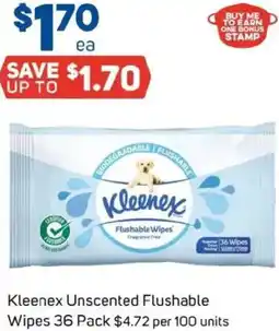 Foodland Kleenex Unscented Flushable Wipes offer