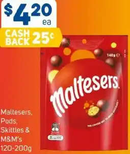 Foodland Maltesers, Pods, Skittles & M&M's offer