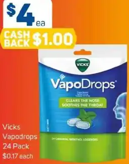 Foodland Vicks Vapodrops offer