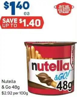 Foodland Nutella & Go offer