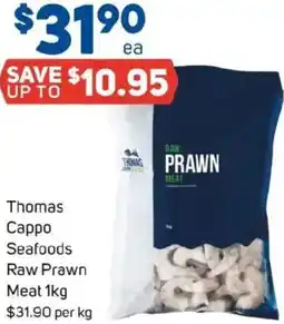 Foodland Thomas Cappo Seafoods Raw Prawn Meat offer