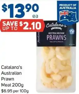 Foodland Catalano's Australian Prawn Meat offer