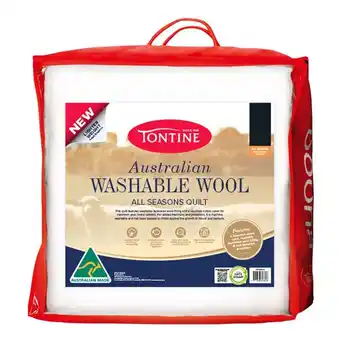 Harris Scarfe Tontine 300gsm premium australian wool quilt kb offer