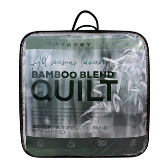 Harris Scarfe Odyssey living bamboo blend quilt qb offer