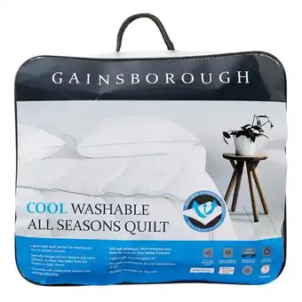 Harris Scarfe Gainsborough cool washable all seasons quilt qb offer