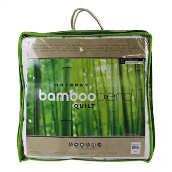 Harris Scarfe Odyssey living bamboo blend quilt kb offer