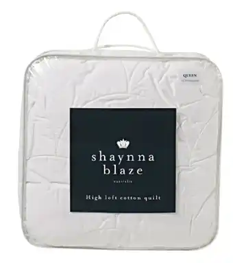 Harris Scarfe Shaynna blaze high loft cotton quilt qb offer