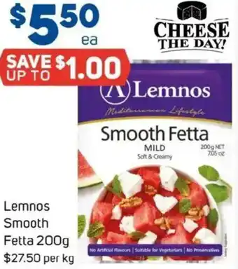 Foodland Lemnos Smooth Fetta offer