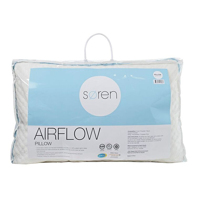 Soren airflow pillow standard offer at Harris Scarfe