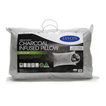 Harris Scarfe Jason charcoal infused pillow offer