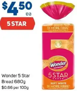 Foodland Wonder 5 Star Bread offer