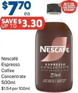 Foodland Nescafé Espresso Coffee Concentrate offer