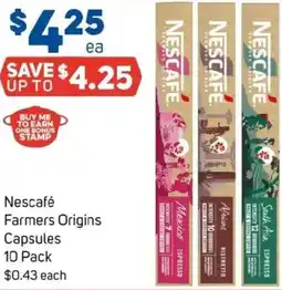 Foodland Nescafé Farmers Origins Capsules offer