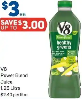Foodland V8 Power Blend Juice offer