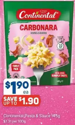 Foodland Continental Pasta & Sauce offer