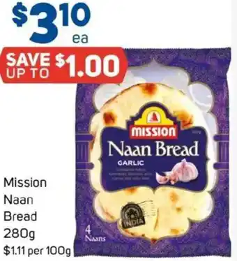 Foodland Mission Naan Bread offer