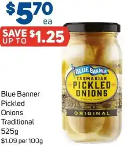 Foodland Blue Banner Pickled Onions Traditional offer