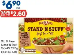 Foodland Old El Paso Stand 'N Stuff Taco Kit offer