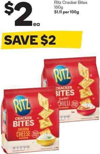Woolworths Ritz Cracker Bites 180g offer