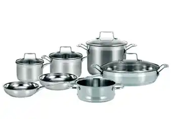 Harris Scarfe Scanpan 7pc impact stainless steel cookset offer