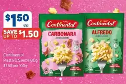 Foodland Continental pasta & sauce offer