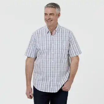 Harris Scarfe J.c. lanyon bowie cotton short sleeve shirt white offer