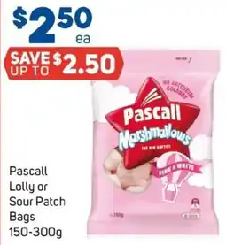 Foodland Pascall lolly or sour patch bags offer