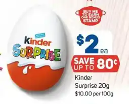 Foodland Kinder surprise offer