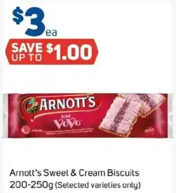 Foodland Arnott's sweet & cream biscuits offer