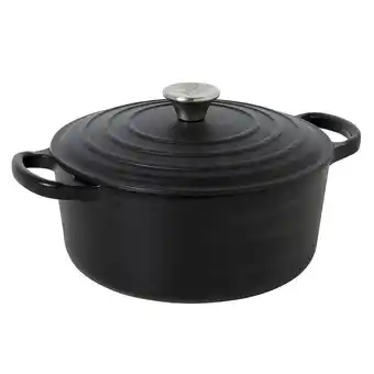 Harris Scarfe Smith+nobel by miguel maestre 4.2l cast iron casserole - black offer