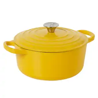 Smith+nobel by miguel maestre 4.2l cast iron casserole - yellow