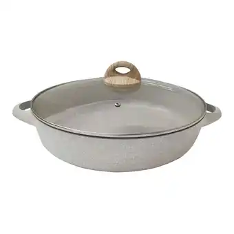 Harris Scarfe Smith+nobel white granite die cast 32cm low casserole offer