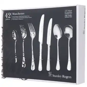 Harris Scarfe Stanley rogers manchester 42pc cutlery set offer