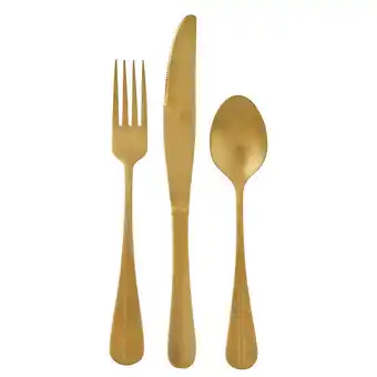Harris Scarfe Chyka home amayla 42pc cutlery set gold offer