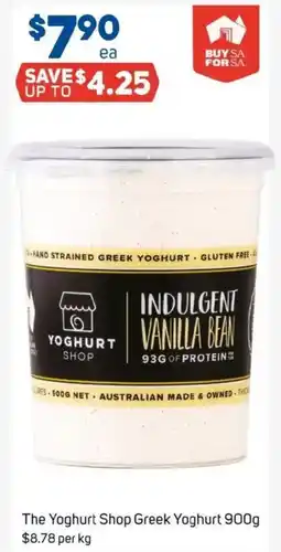Foodland The yoghurt shop greek yoghurt offer