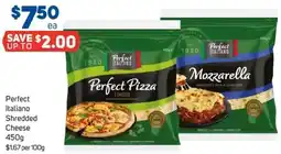 Foodland Perfect italiano shredded cheese offer