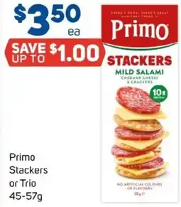Foodland Primo stackers or trio offer