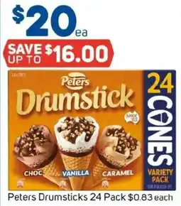 Foodland Peters drumsticks 24 pack offer