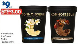 Foodland Connoisseur ice cream offer