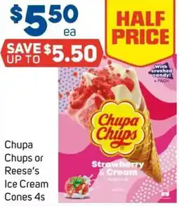 Foodland Chupa chups or reese's ice cream cones 4s offer