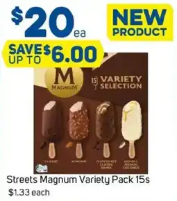 Foodland Streets magnum variety pack 15s offer