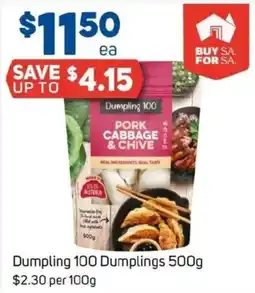 Foodland Dumpling 100 dumplings offer