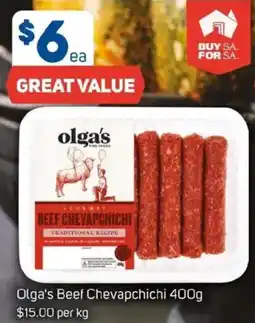 Foodland Olga's beef chevapchichi offer