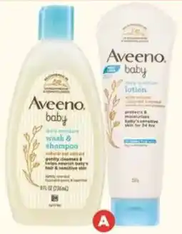 Foodland Aveeno baby wash & shampoo or baby lotion daily offer