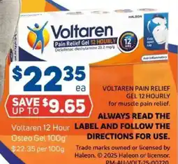 Foodland Voltaren 12 hour osteo gel offer