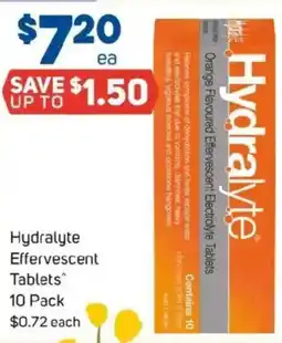 Foodland Hydralyte effervescent tablets 10 pack offer