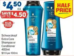 Foodland Schwarzkopf extra care shampoo or conditioner offer