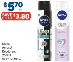 Foodland Nivea aerosol deodorant offer